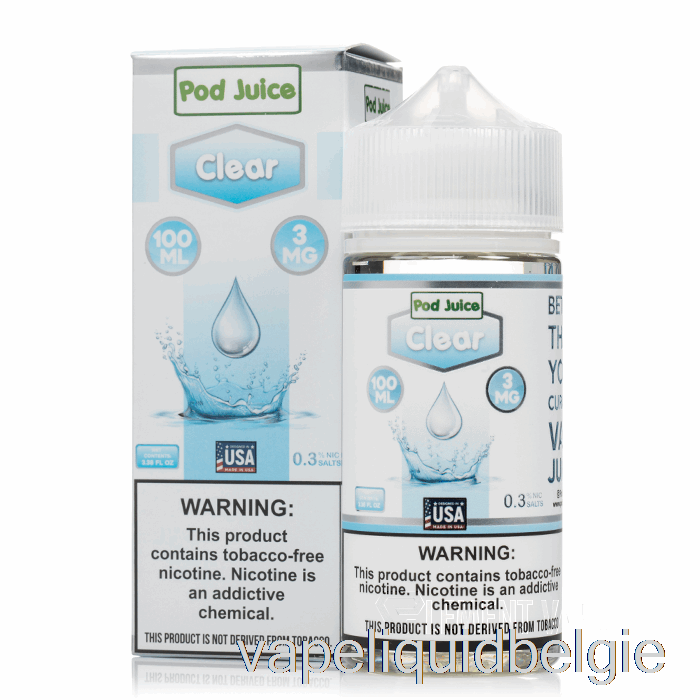 Vape België Helder - Peulensap - 100ml 6mg